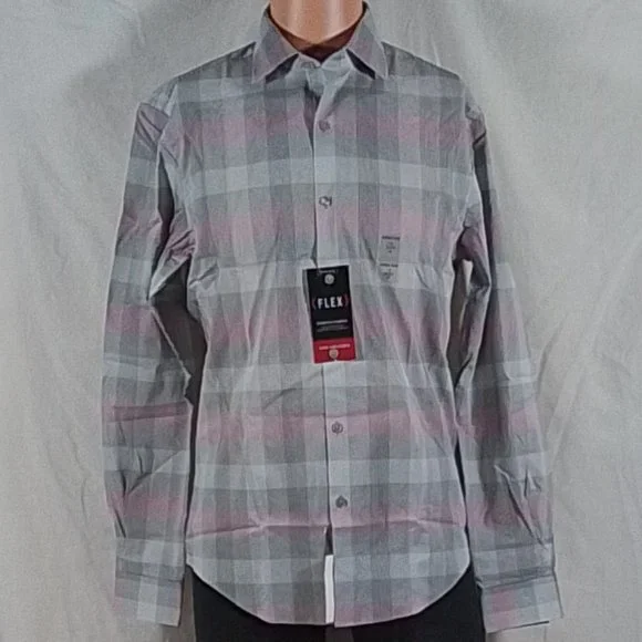 slim fit dress slacks Van Heusen Men's Dress Shirt Slim Fit Flex main image 0